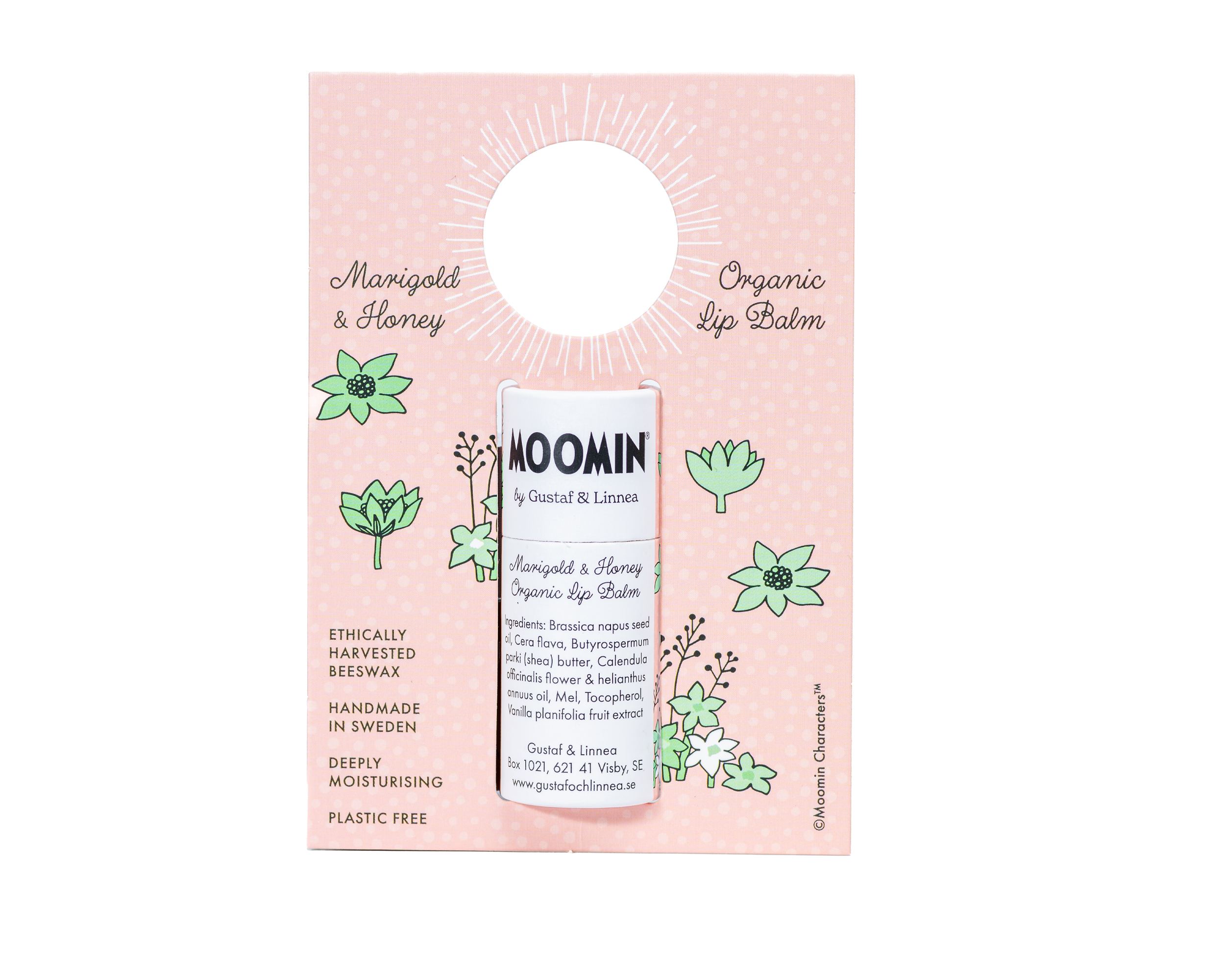 Balsam do ust z miodem i nagietkiem - Moomin by G&L