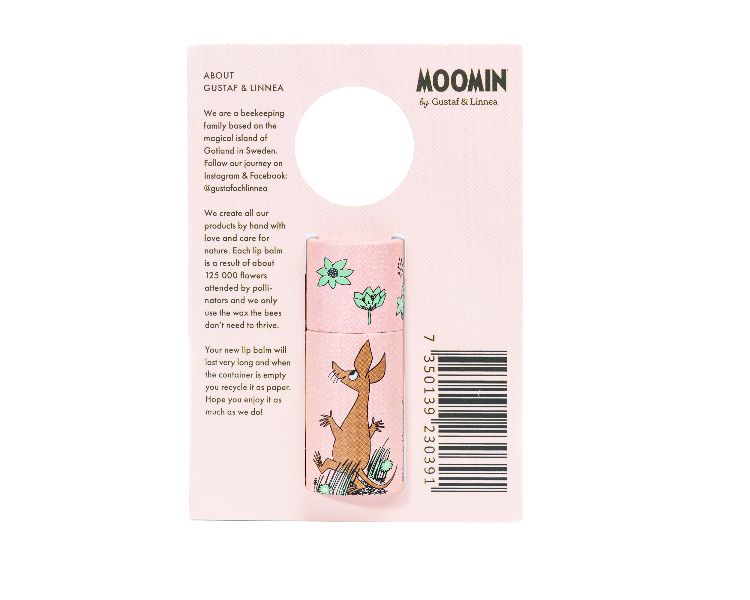 Balsam do ust z miodem i nagietkiem - Moomin by G&L