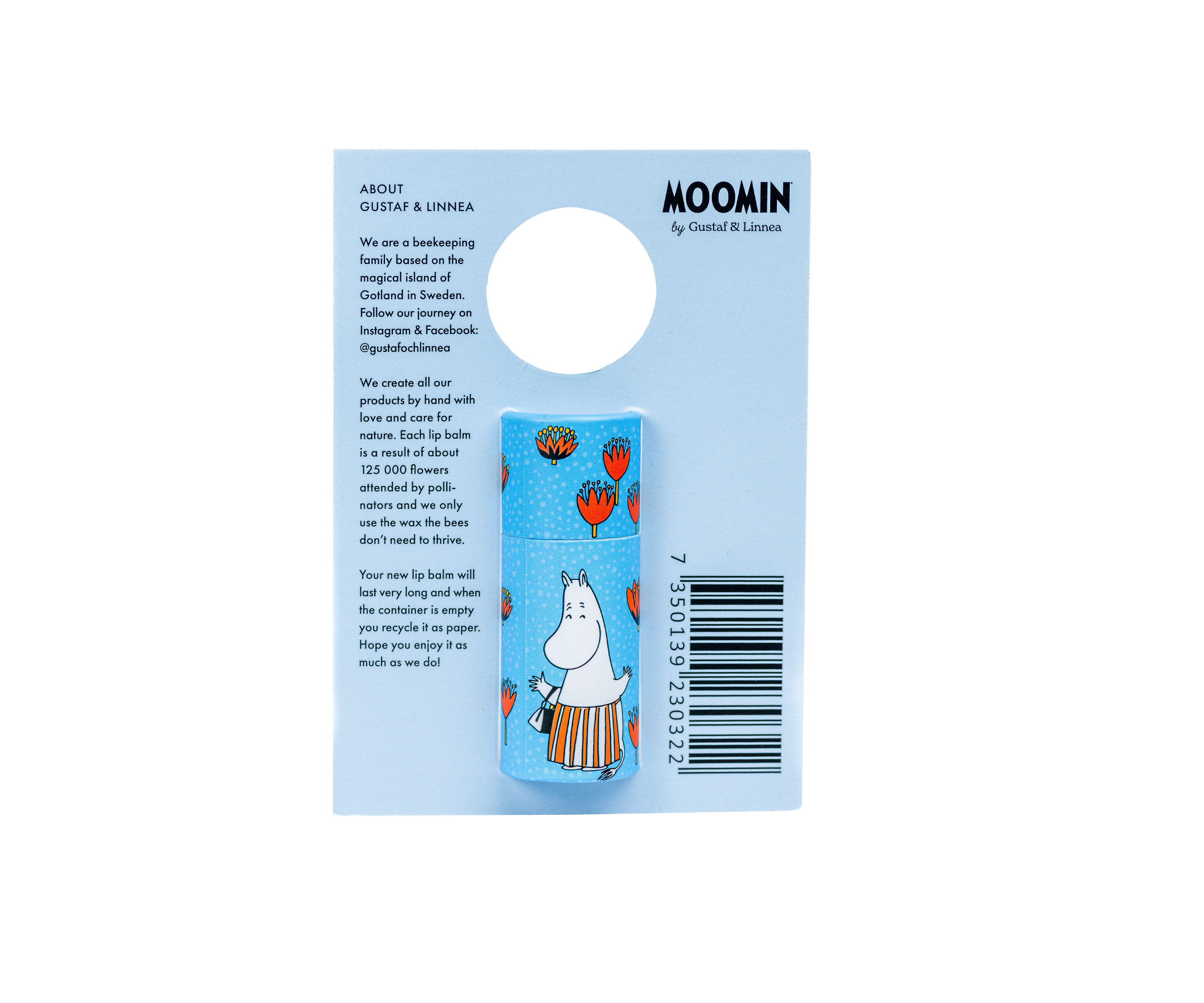 Balsam do ust z miodem i woskiem pszczelim - Moomin by G&L