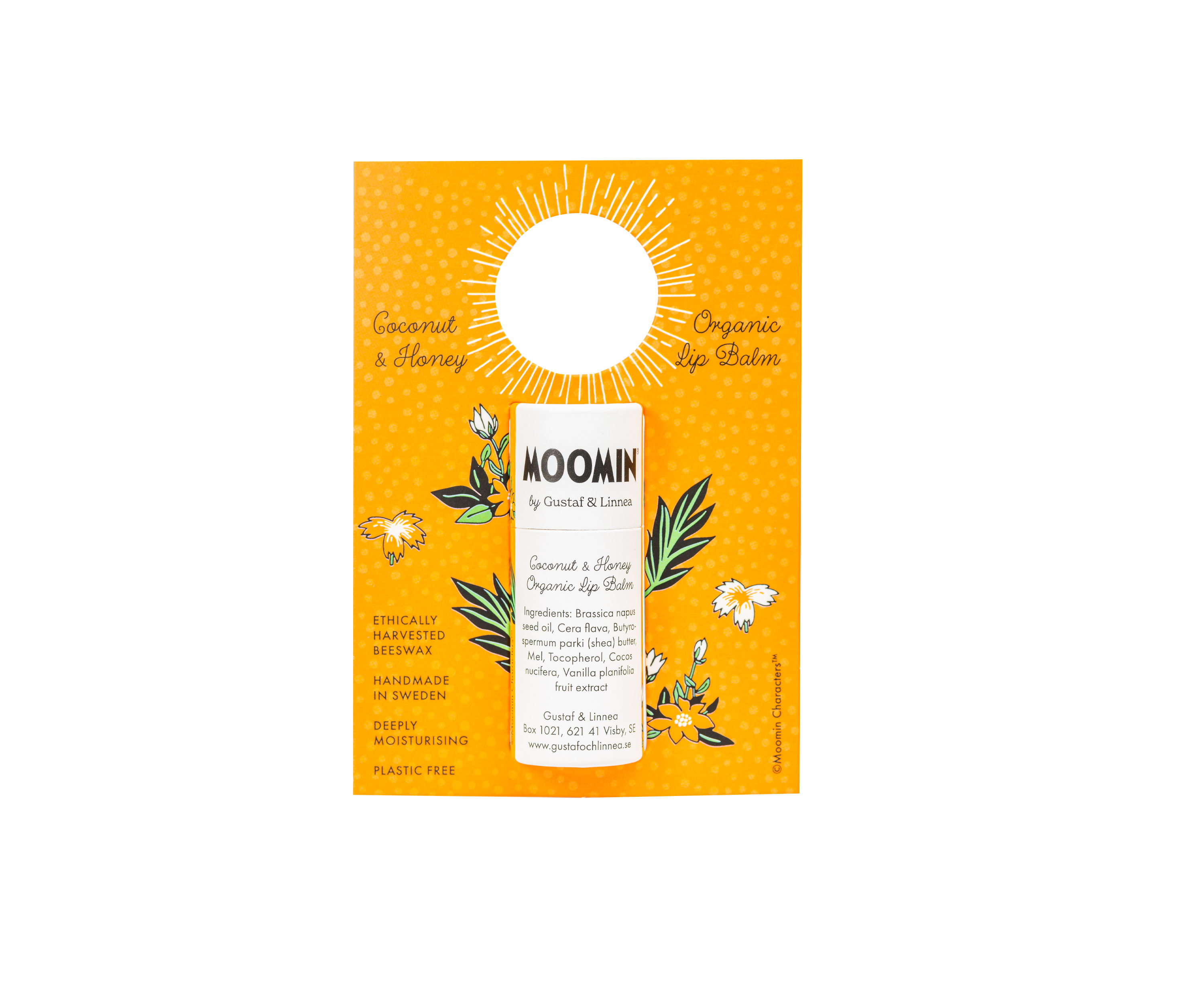 Balsam do ust z miodem i kokosem - Moomin by G&L