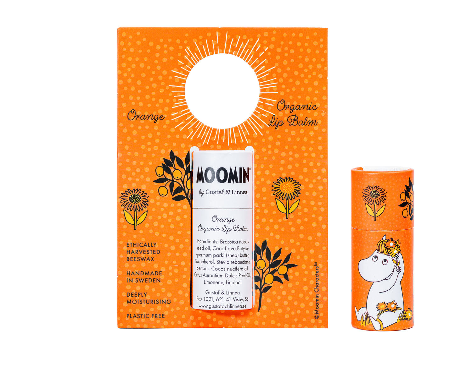 Balsam do ust z miodem i pomarańczą - Moomin by G&amp;L