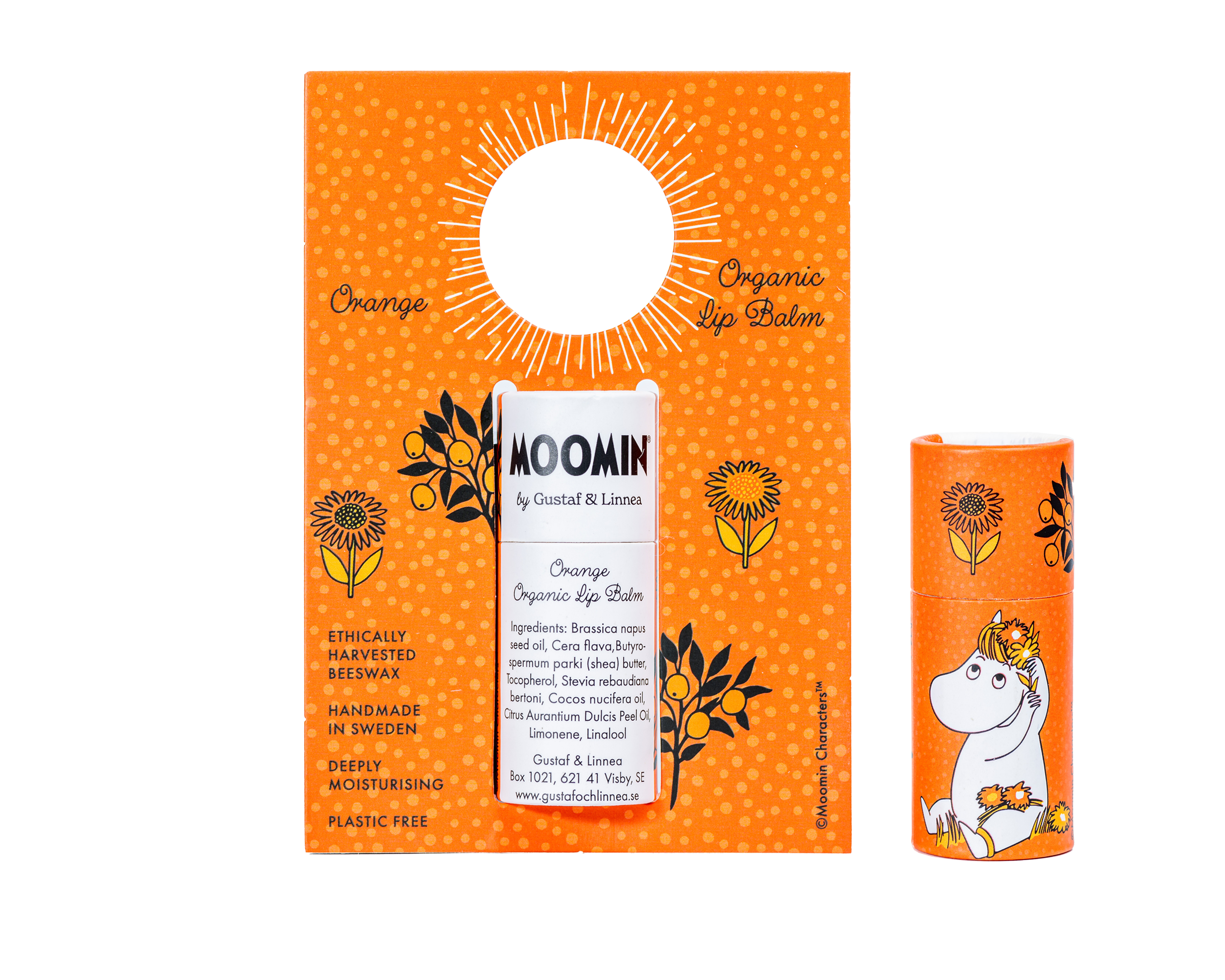 Balsam do ust z miodem i pomarańczą - Moomin by G&amp;L