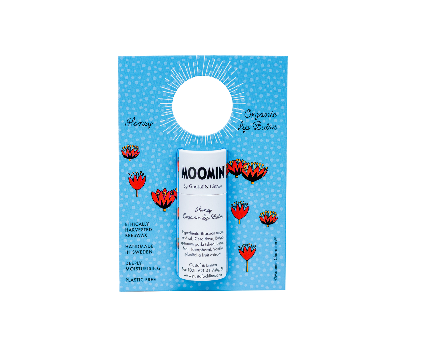 Balsam do ust z miodem i woskiem pszczelim - Moomin by G&amp;L