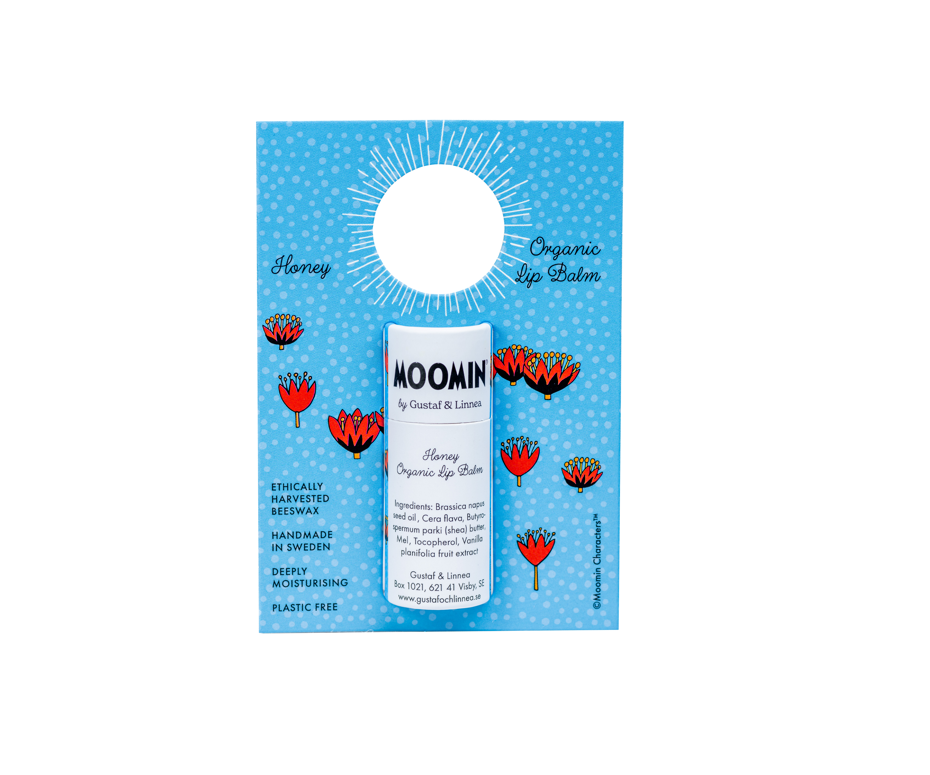 Balsam do ust z miodem i woskiem pszczelim - Moomin by G&amp;L