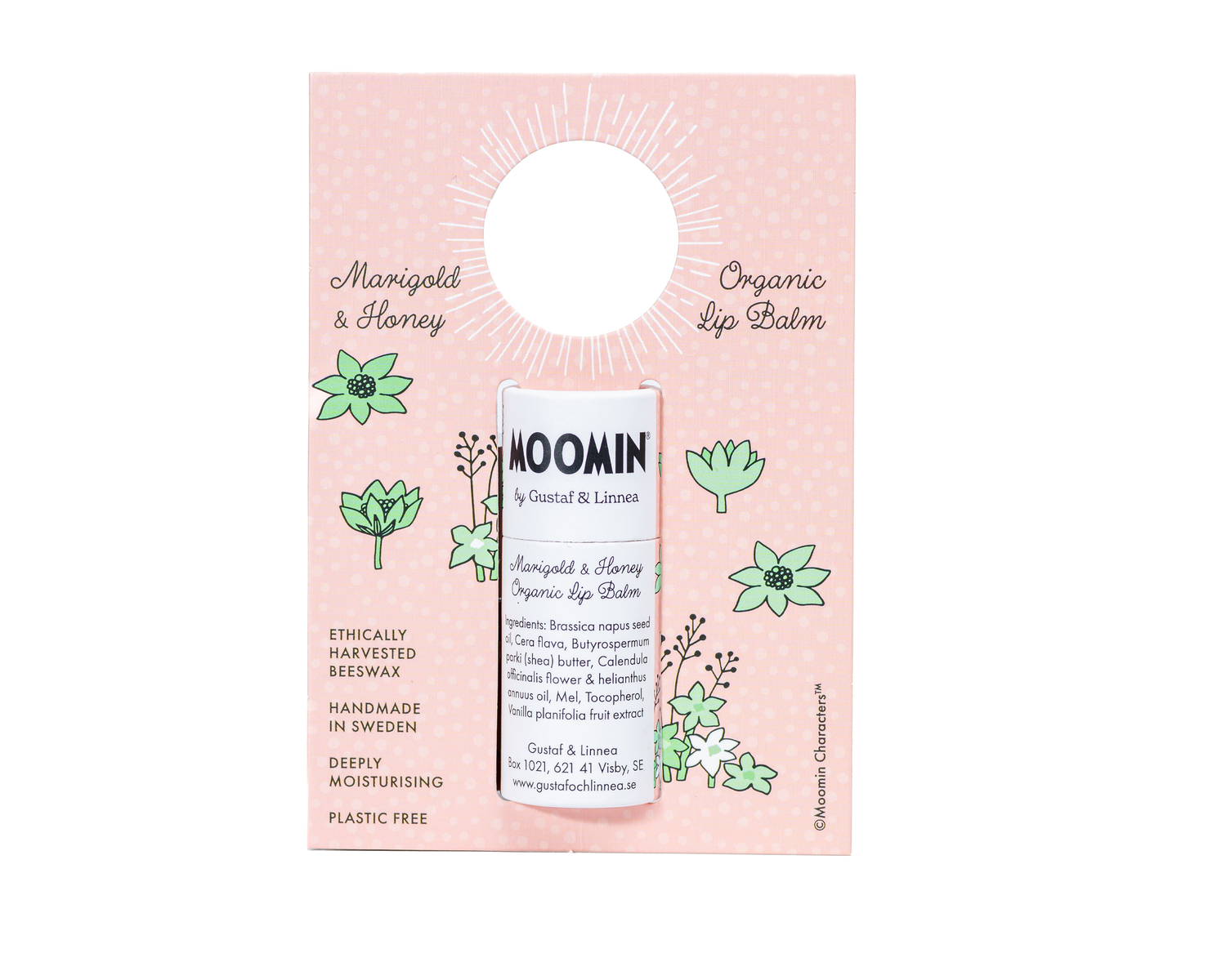 Balsam do ust z miodem i nagietkiem - Moomin by G&amp;L