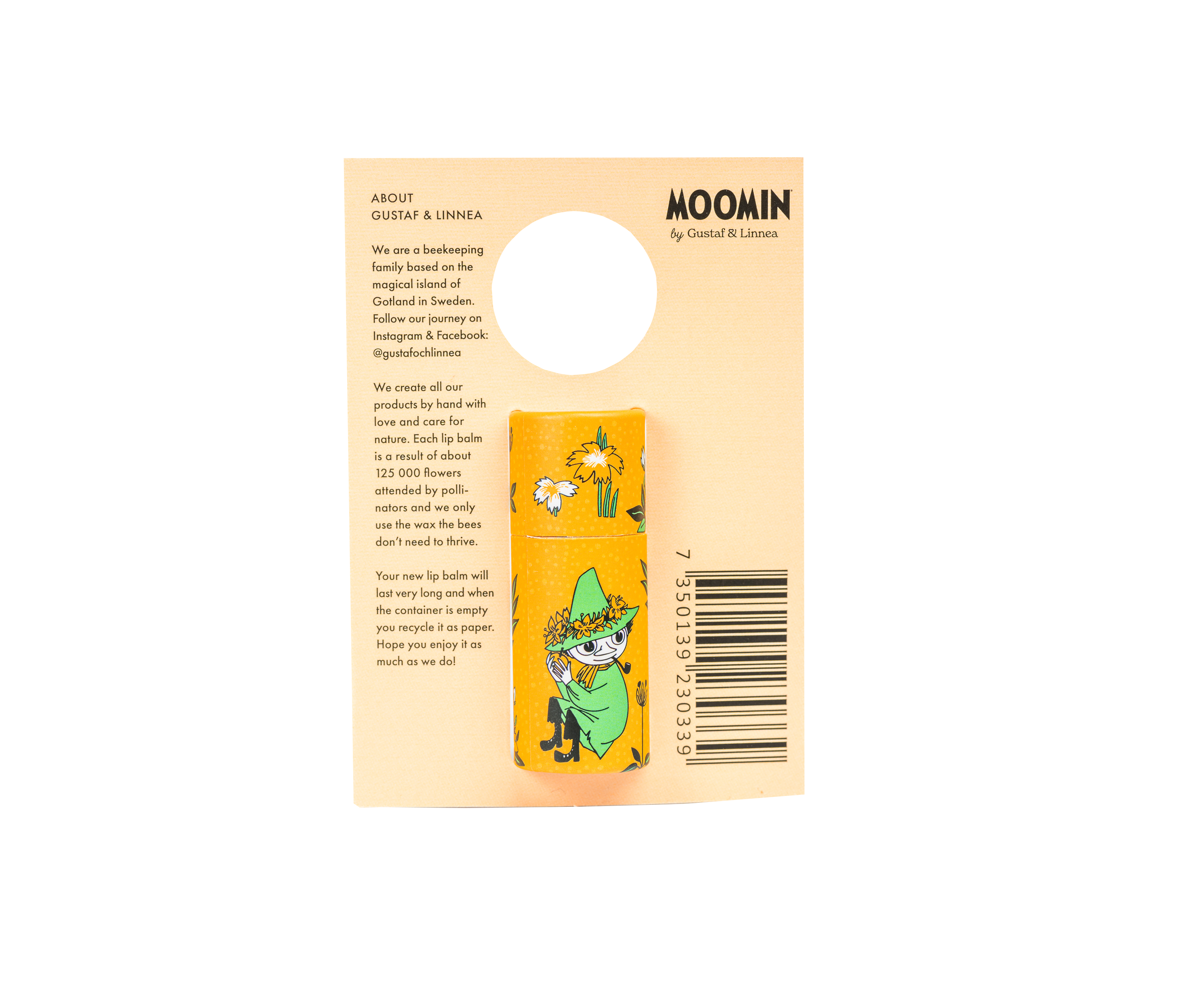 Balsam do ust z miodem i kokosem - Moomin by G&amp;L