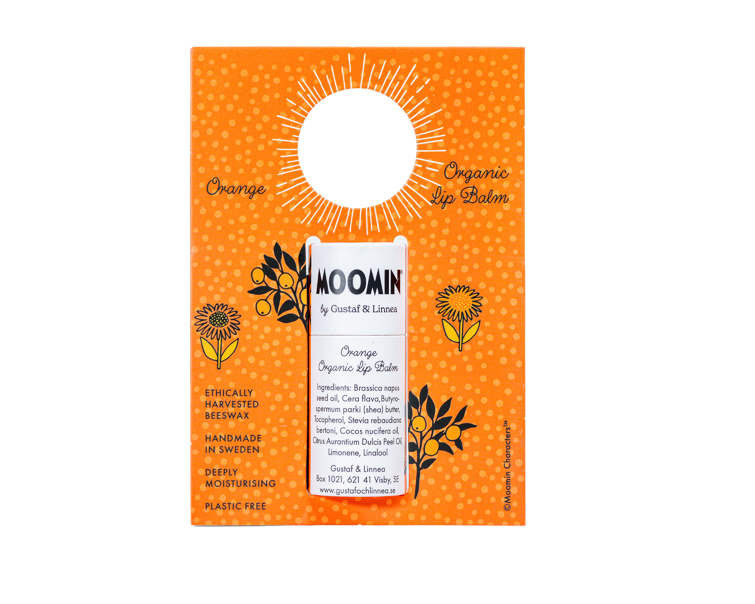 Balsam do ust z miodem i pomarańczą - Moomin by G&amp;L