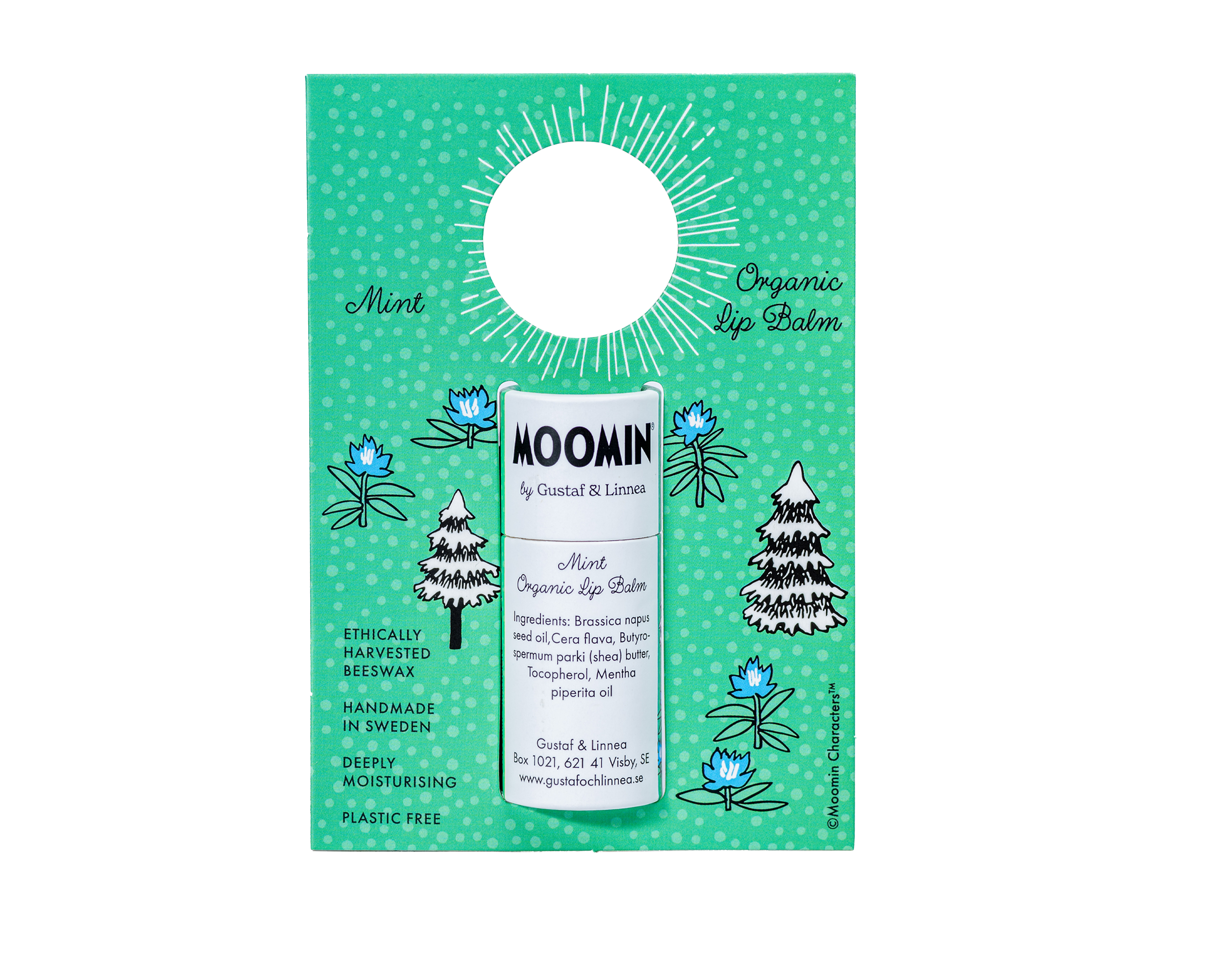 Balsam do ust z miodem i miętą - Moomin by G&amp;L