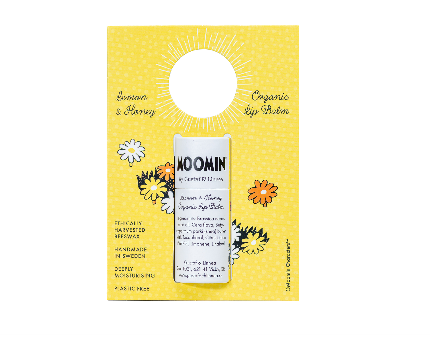 Balsam do ust z miodem i cytryną - Moomin by G&amp;L