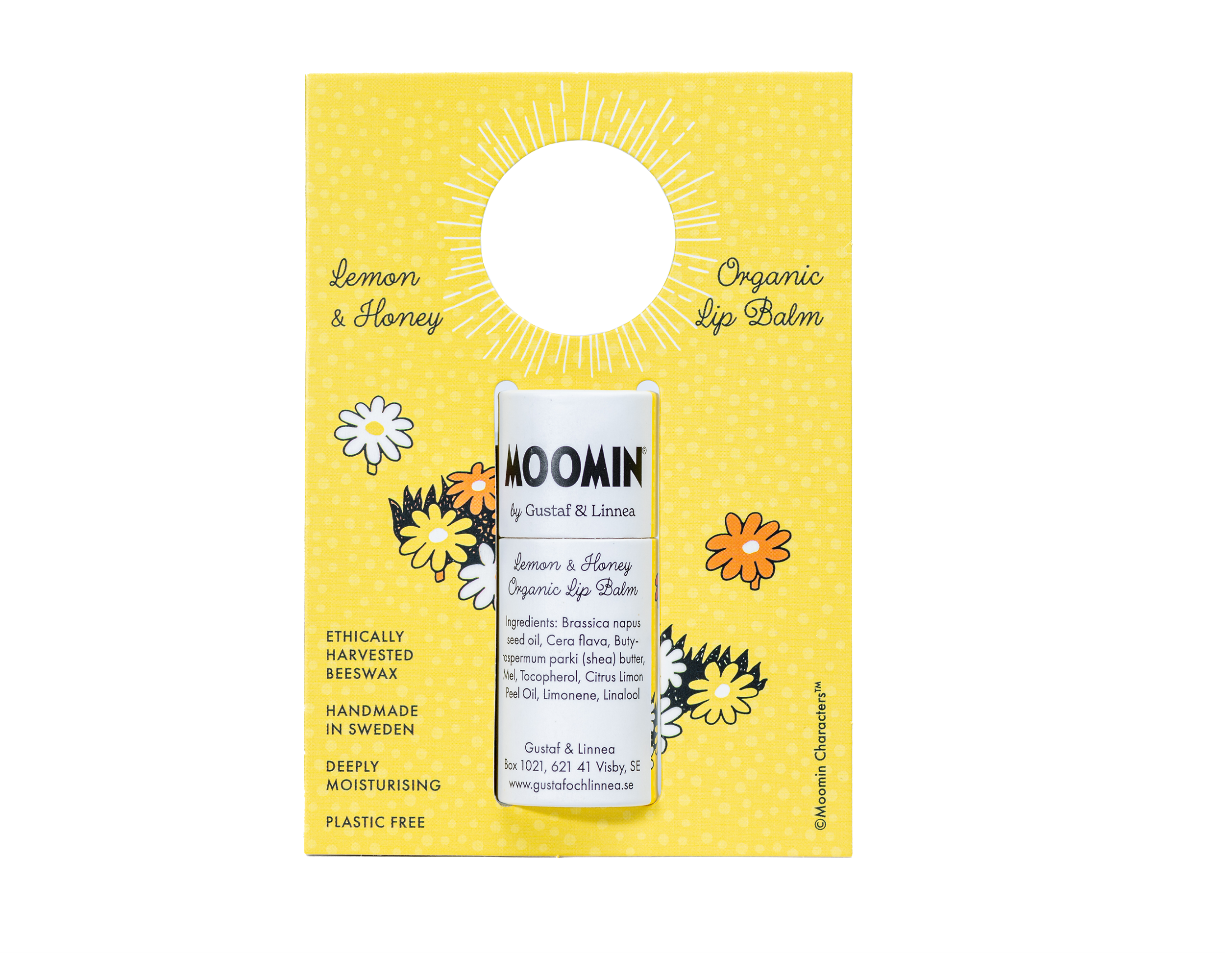 Balsam do ust z miodem i cytryną - Moomin by G&amp;L