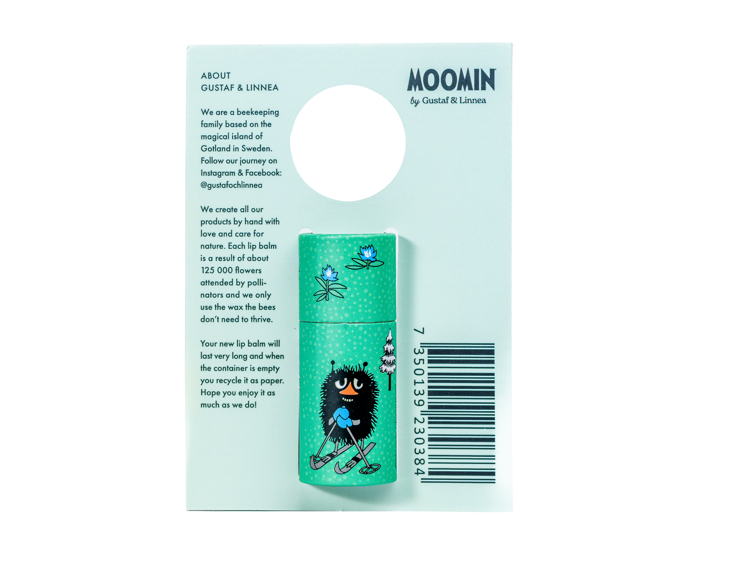 Balsam do ust z miodem i miętą - Moomin by G&amp;L