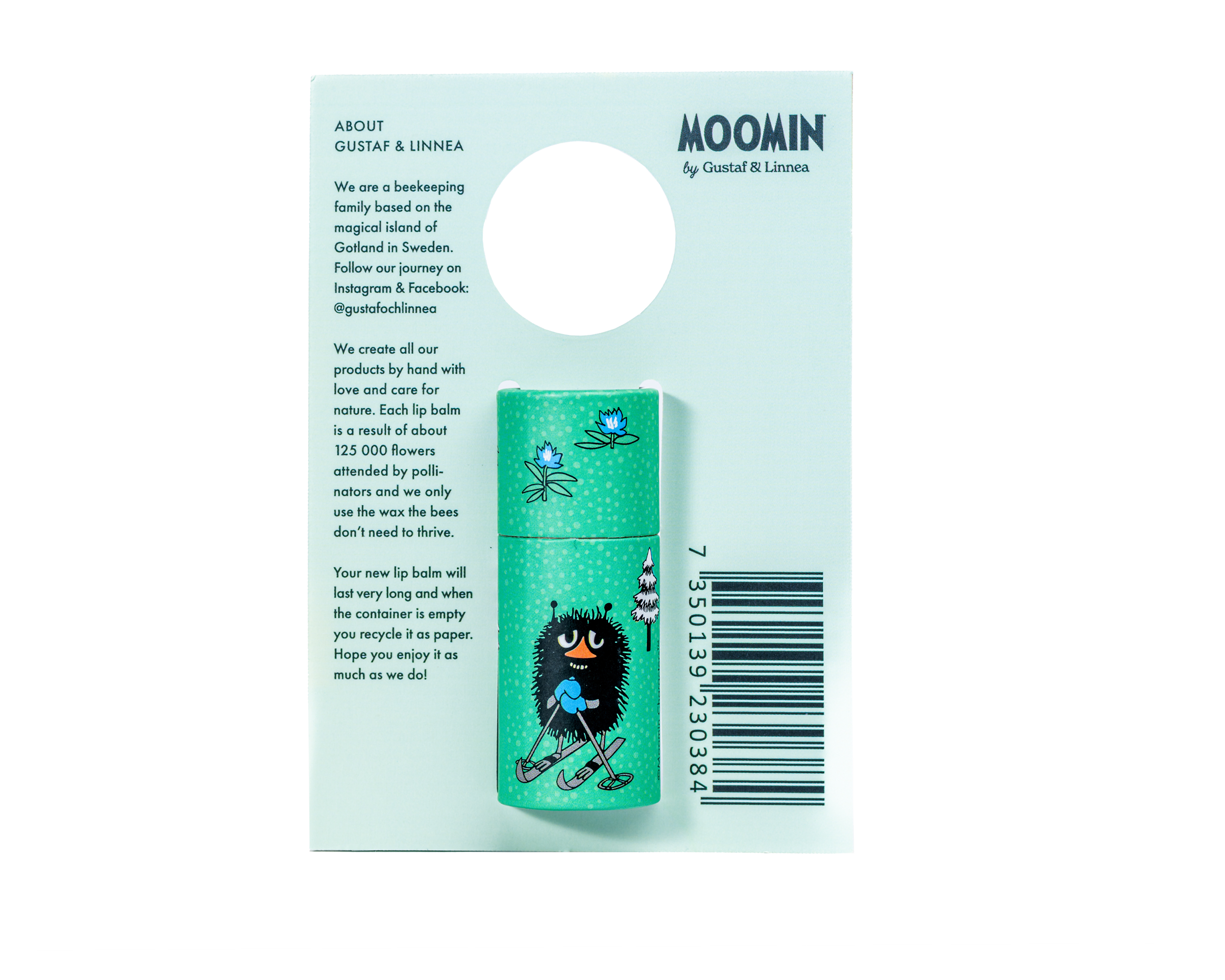 Balsam do ust z miodem i miętą - Moomin by G&amp;L