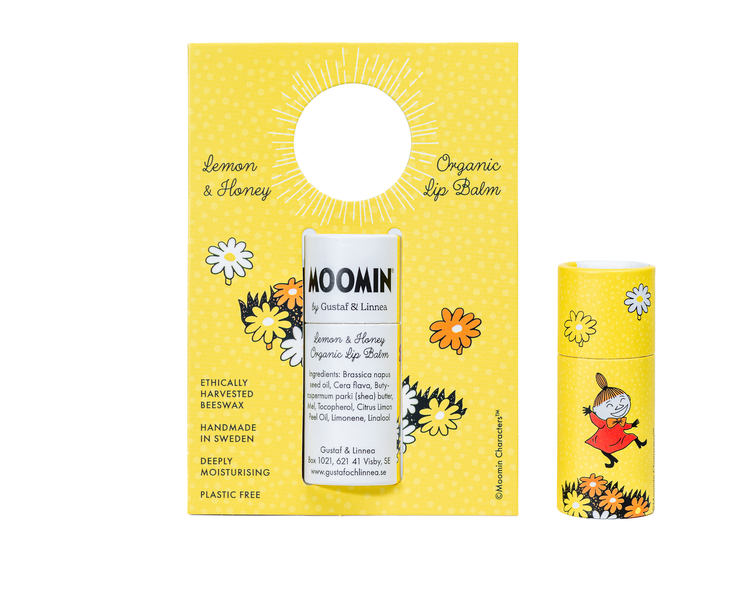 Balsam do ust z miodem i cytryną - Moomin by G&amp;L