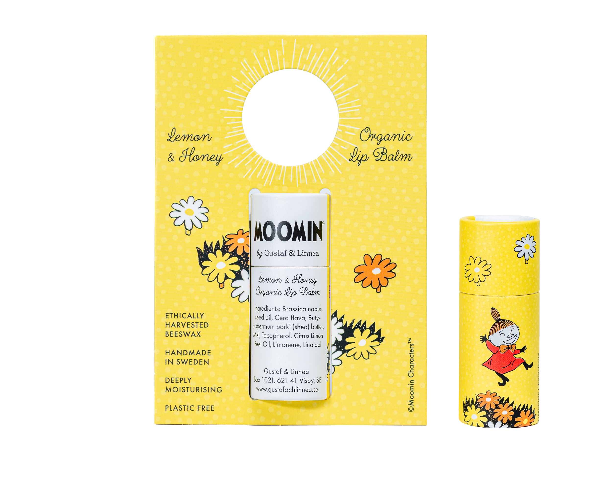 Balsam do ust z miodem i cytryną - Moomin by G&amp;L