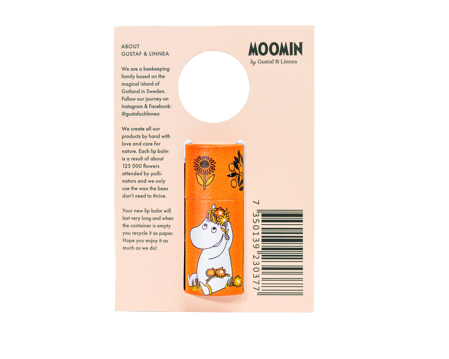 Balsam do ust z miodem i pomarańczą - Moomin by G&amp;L