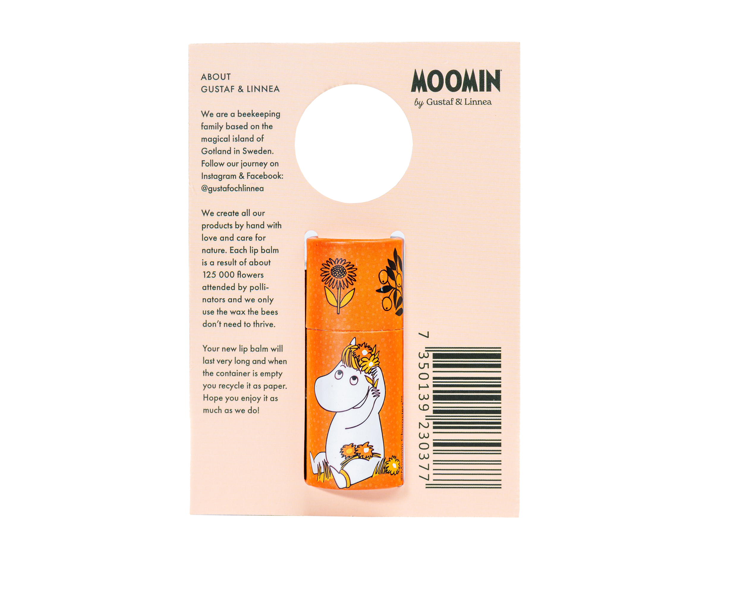 Balsam do ust z miodem i pomarańczą - Moomin by G&amp;L