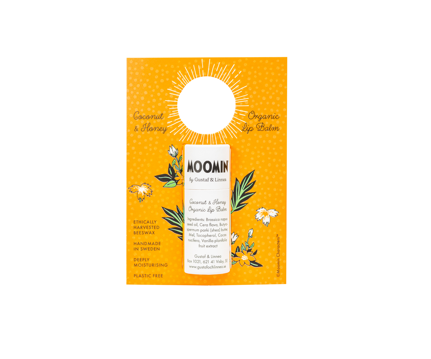 Balsam do ust z miodem i kokosem - Moomin by G&amp;L